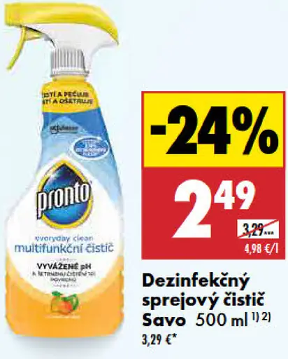 Pronto Čistiaci prostriedok Multifunkčný