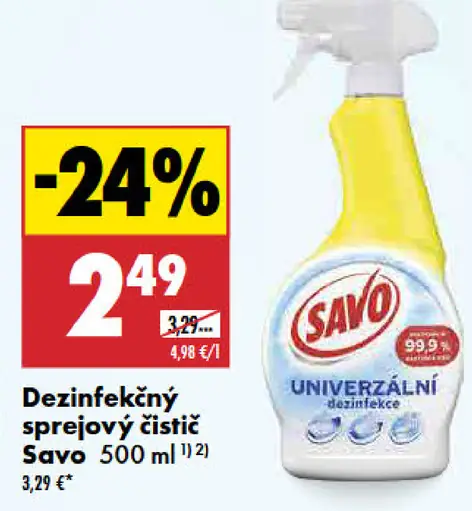 Savo dezinfekčný čistič univerzálny