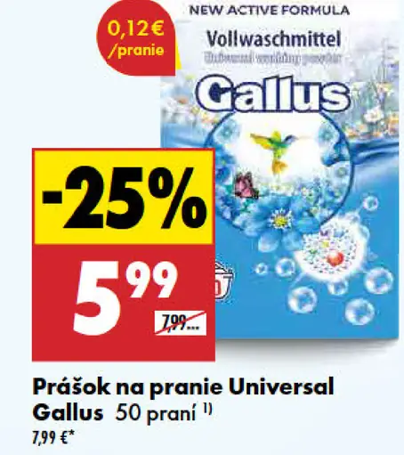 Gallus Universal prášok na pranie