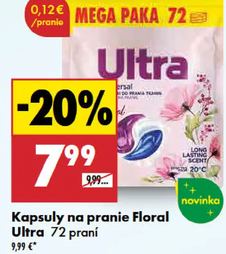 Ultra Floral kapsuly na pranie