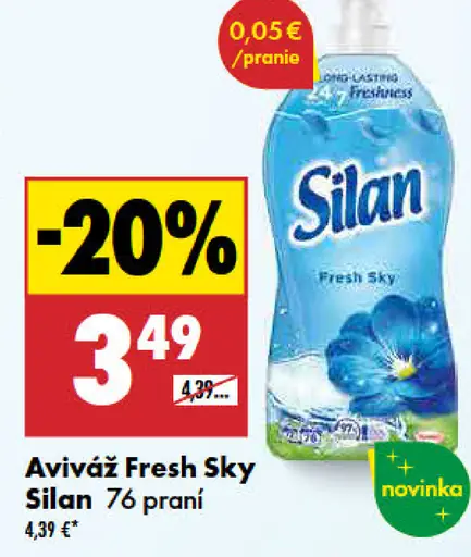 Silan avivážny prostriedok Fresh Sky