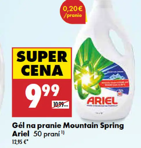 Ariel Mountain Spring gél na pranie