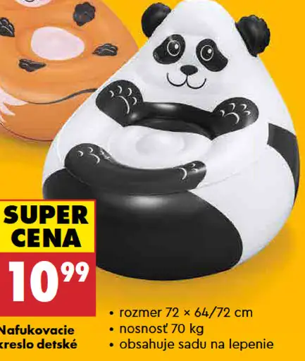 Bestway nafukovacie kreslo detské