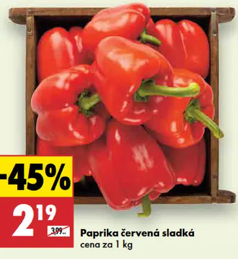 Paprika červená sladká