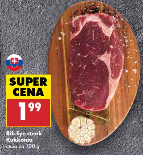 Kukkonia rib eye steak