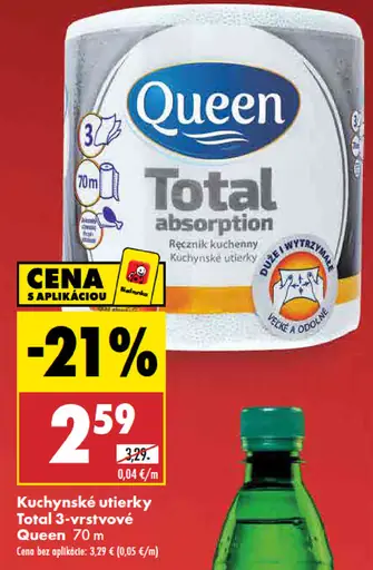 Queen Total kuchynské utierky 3-vrstvové