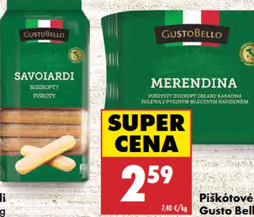 Gusto Bello Piškóty Savoiardi