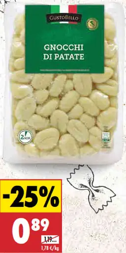 Gusto Bello gnocchi di patate zemiakové gnocchi