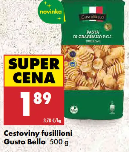 Gusto Bello cestoviny fusillioni