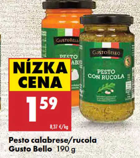 Gusto Bello Pesto calabrese, rucola