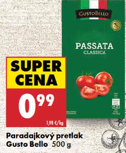 Gusto Bello Paradajkový pretlak