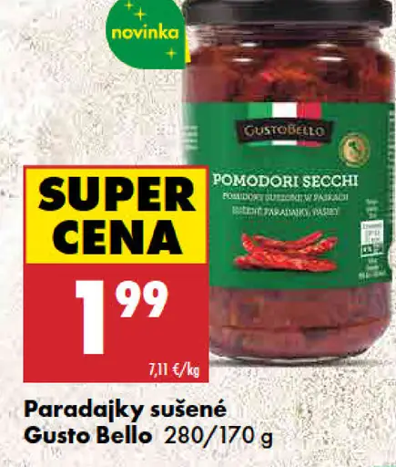 Gusto Bello Paradajky sušené