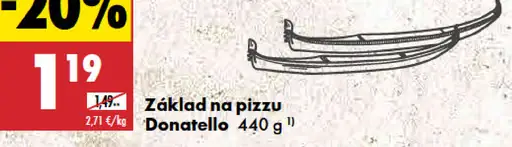 Donatello Základ na pizzu