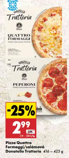 Donatello Trattoria Pizza Quattro Formaggi