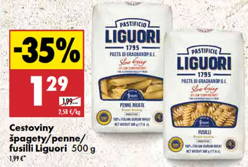 Liguori cestoviny penne