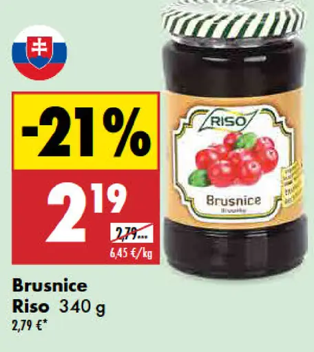 Riso brusnice džem