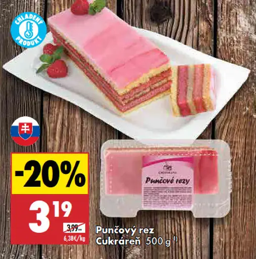 Cukráreň punčový rez