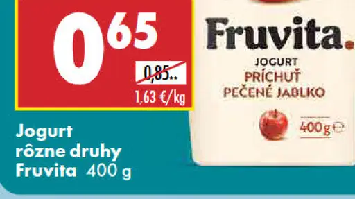 Fruvita jogurt príchuť pečené jablko