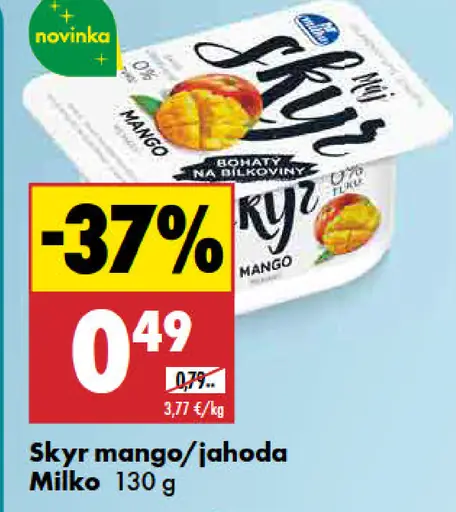 Milko Skyr mango/jahoda