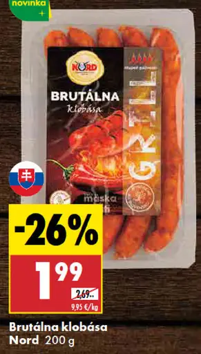 Nord Brutálna klobása