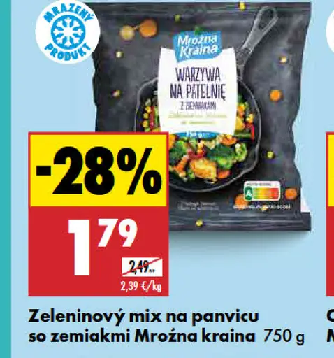 Mrożna kraina Zeleninový mix na panvicu so zemiakmi
