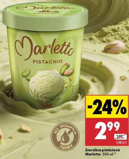 Marletto Zmrzlina pistáciová