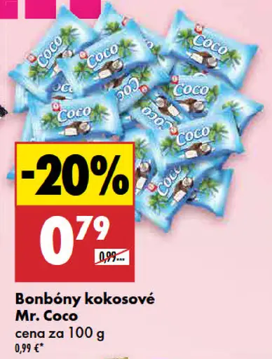 Mr. Coco bonbóny kokosové