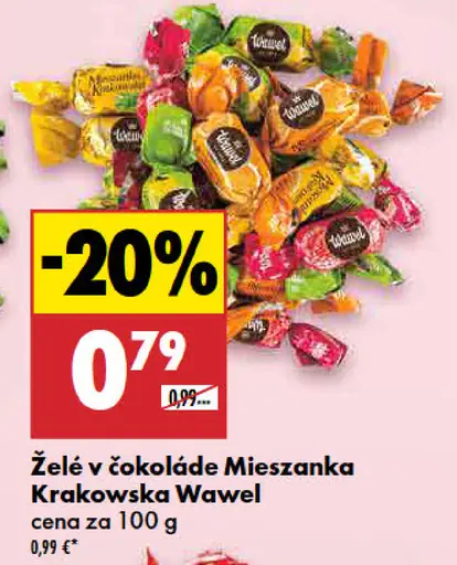 Wawel Želé v čokoláde Mieszanka Krakowska