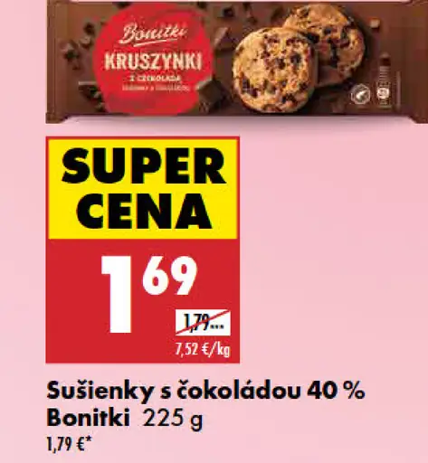 Bonitki Sušienky s čokoládou 40%