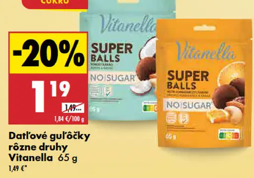 Datľové gulôčky Super Balls