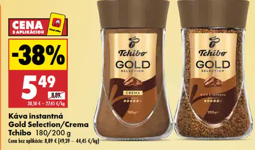 Káva instantná Gold Selection Crema