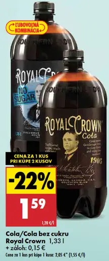 Royal Crown Cola bez cukru