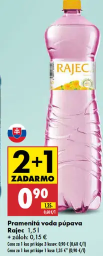 Rajec Pramenitá voda sýtená