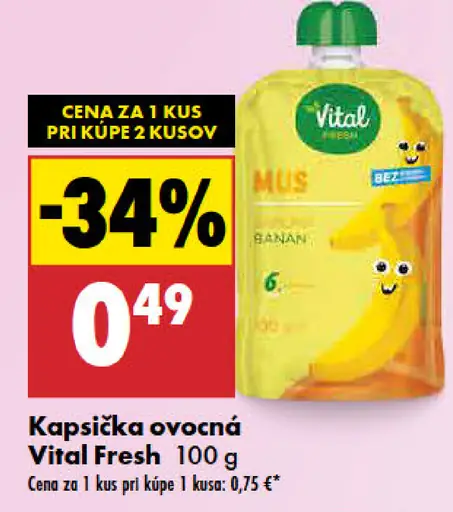 Vital Fresh ovocná kapsička