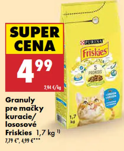 Friskies granuly pre mačky losos