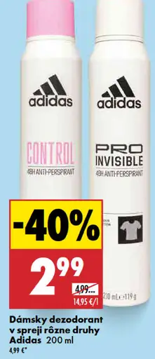 Adidas Dámsky dezodorant v spreji rôzne druhy