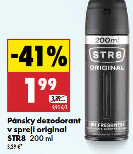 STR8 pánsky dezodorant v spreji Original