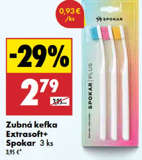 Spokar Zubná kefka Extrasoft+