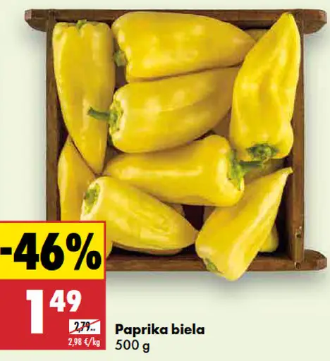 Paprika biela