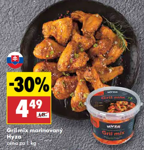 Hyza Gril mix marinovaný