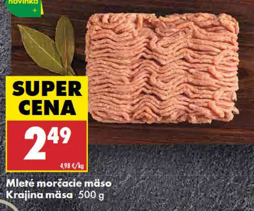 Krajina mäsa mleté morčacie mäso