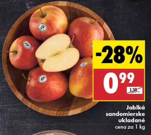 Jablká sandomierske ukladané