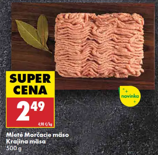 Krajina mäsa mleté morčacie mäso