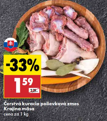 Krajina mäsa Čerstvá kuracia polievková zmes
