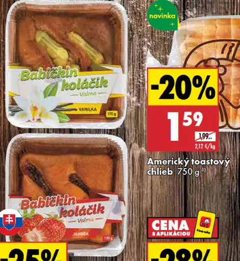 Dan Cake americký toastový chlieb