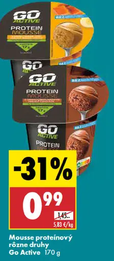 Go Active proteínový mousse
