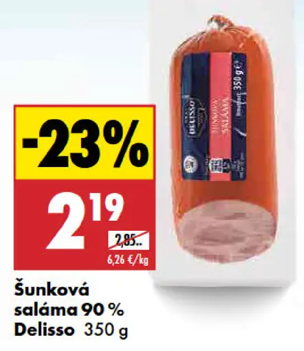 Delisso Šunková saláma 90%