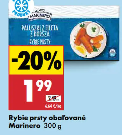 Rybíe prsty obaľované Marinero