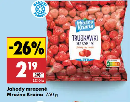 Mrožna kraina Jahody mrazené