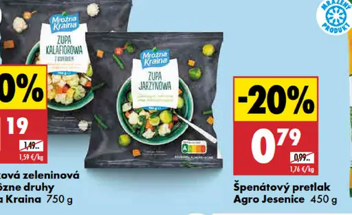Agro Jesenice špenátový pretlak